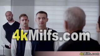 Victoria har en gangbang overraskelse Lad os se, om hun kan klare så meget pik på én gang